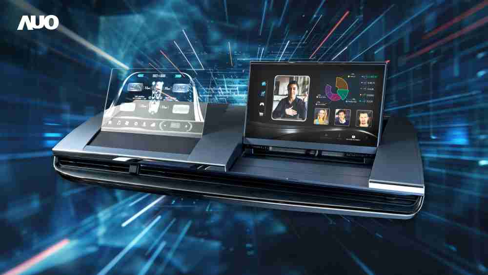 银河集团Micro LED Display HMI解决方案打造透明Micro LED前座仪表，，，呈现信息并保留驾驶视野开阔；亦为副驾驶座乘客打造收放自如的Micro LED屏幕，，在不影响显示质量的前提于显示区内建镜头，，让用户能与视讯对象直接眼神接触，，，，提供绝佳的双向沟通体验