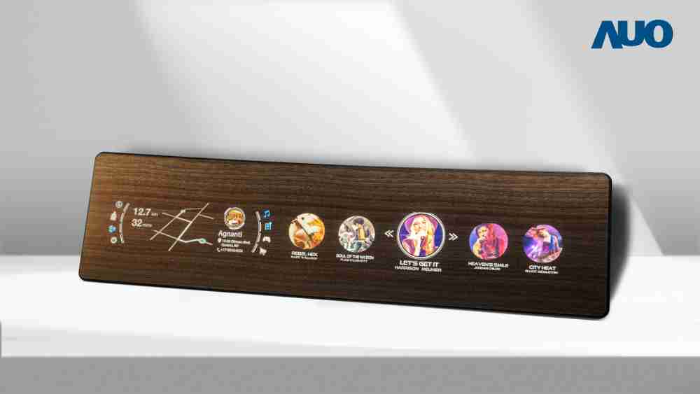 银河集团研发全球最高穿透度达80%的AmLED木纹显示器，，，可于使用时呈现高亮度、、、、清晰可见的信息，，，，并在不使用时回归为单纯的饰板，，节能兼具美观