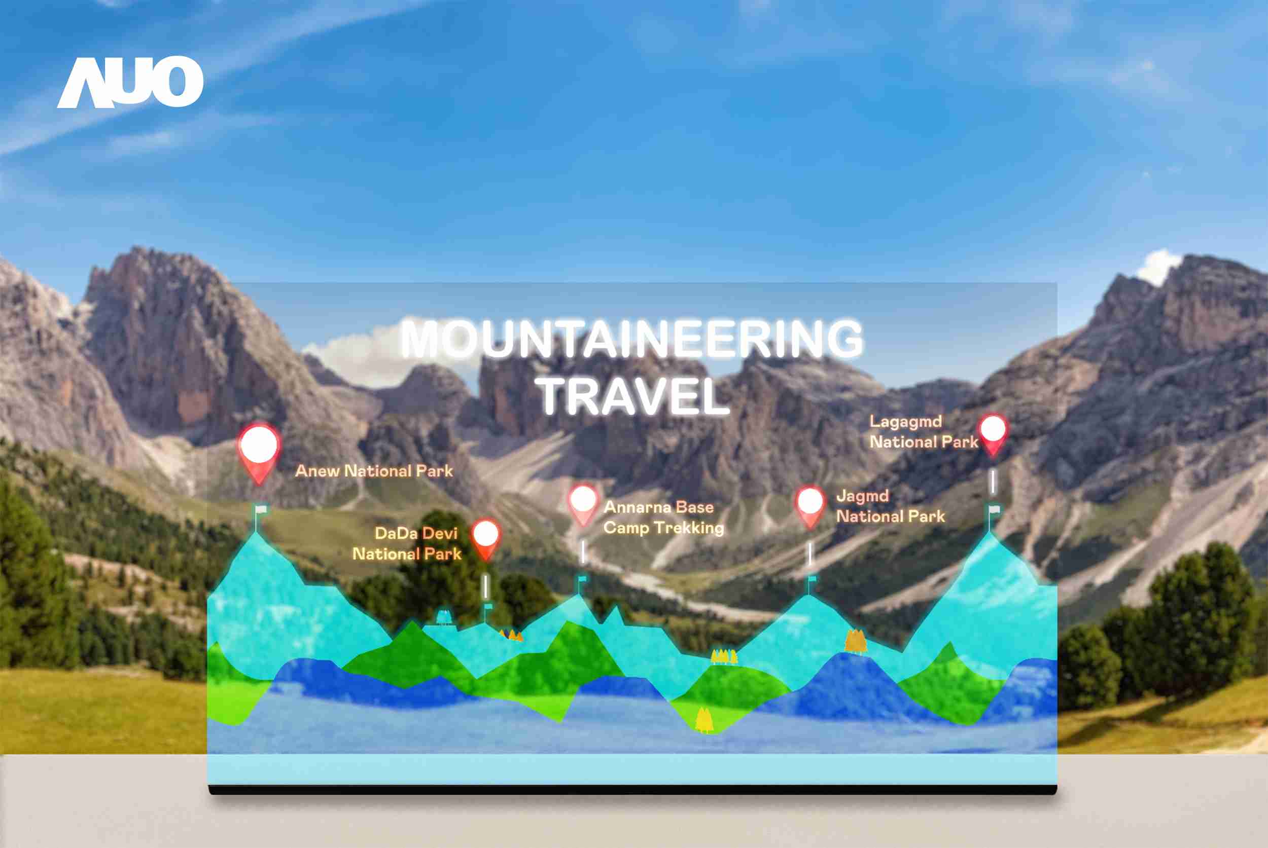 银河集团展示全球单片尺寸最大(*)42吋透明Micro LED显示器拼接而成的〝64吋透明Micro LED显示器〞，，具备高透明度、、、、1,000 nits高亮度、、广色域、、采用三边无边框的无缝拼接等多重特色，，，，呈现超高清、、、细腻画质而不遮挡后方视觉，，，满足层峰需求，，，可广泛运用于零售、、艺术展览或商业空间等场域